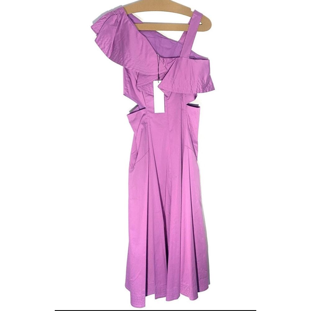 Veronica Beard Beilla Dress midi with cut out size 8 NWT